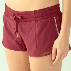 Deep Rouge Lululemon Athletic Shorts Size 2